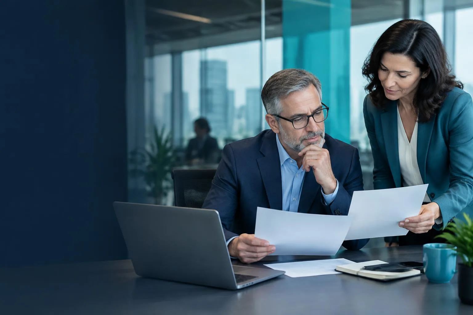 Corporate workspace for AI & Management