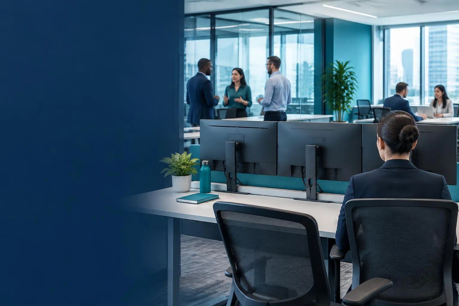 Corporate workspace for modular ERP